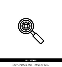 Classic gear icon symbolizing configuration settings