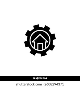 Classic gear icon symbolizing configuration settings