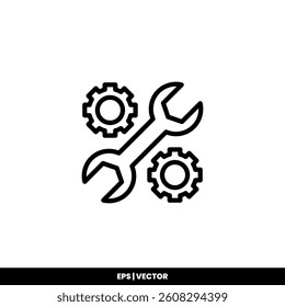 Classic gear icon symbolizing configuration settings