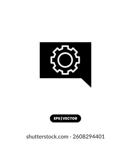 Classic gear icon symbolizing configuration settings