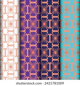 Classic geometric background pattern with decoration ornament illustration. Simple straight line stripes of different design shapes