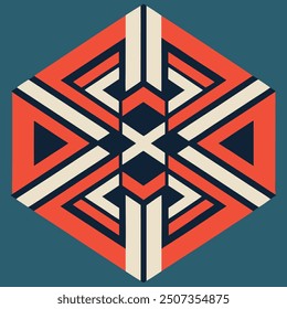  classic geometric pattern in a modern, minimalist style.