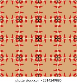 Classic Geometric Pattern Ornament, Decorative Seamless Geometric Pattern for Design Wallpaper, Fashion Print, Trendy Decor, Home Textile, Retro Decor Vector Illustration.	