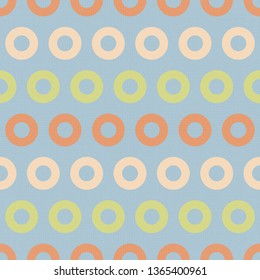 Classic geometric seamless pattern vector. Textile polka dot fabric print, geometric background pattern with circles. Classic pattern seamless design.