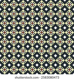 classic geometric tiles seamless pattern background vector for printing and decorative