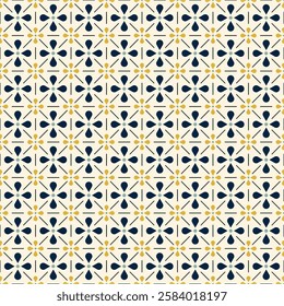 classic geometric tiles seamless pattern background vector for printing and decorative