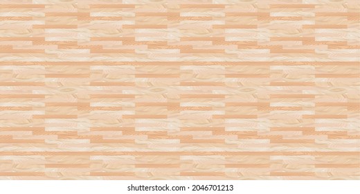 Patrón de baldosas geométricas clásicas de madera. Fondo geométrico de mosaico moderno sin inconfundibles. Textura de madera realista. Plantilla para el diseño de baldosas, tapices, parqué, tela, diseño interior, suelos.