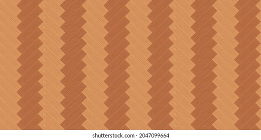 Patrón de baldosas geométricas clásicas de madera. Fondo geométrico de mosaico moderno sin inconfundibles. Textura de madera realista. Plantilla para el diseño de baldosas, tapices, parqué, tela, diseño interior, suelos.