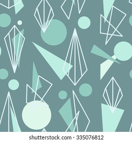 Classic geometry, Seamless abstract background with geometric shapes
