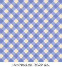 A classic gingham checkered pattern featuring alternating light and neutral tones, ideal for fabrics, crafts, home decor, or digital design projects