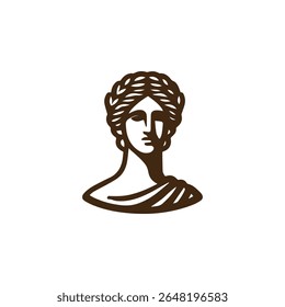 Logo clássico da deusa para venda.