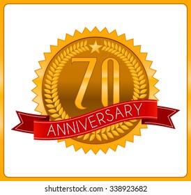 classic gold anniversary logo