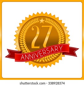 classic gold anniversary logo