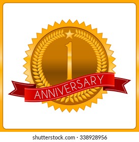 classic gold anniversary logo