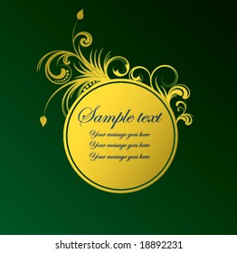 classic golden frame