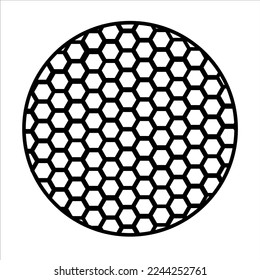 Classic Golf Ball Element einfache Linie Stil
