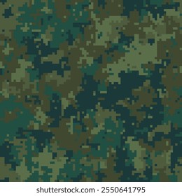 Repetición oculta de gráfico clásico. Follaje de Vector durante las fuerzas armadas manchadas. Envoltura de entrenamiento de diferentes civiles. Superficie textil del medio ambiente selva.