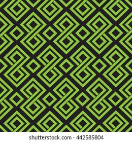 Classic greek pattern 2 green