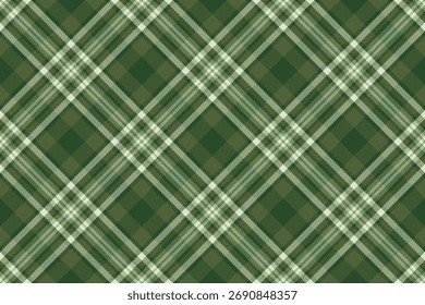 Patrón clásico de cuadros verdes. Diseño textil para moda, interiores o fondos. Atemporal, versátil y elegante. Uso para ropa, artesanías y más