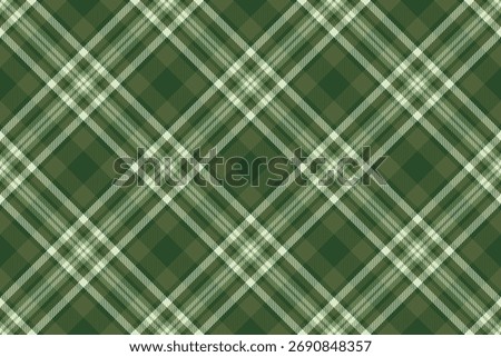 Classic green plaid pattern. Textile design for fashion, interiors, or backgrounds. Timeless, versatile, and elegant. Use for apparel, crafts, and more