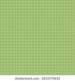 Classic Green and White Gingham Checkered Pattern Seamless Background – Vintage Picnic Tablecloth Textile Design for Fabric, Wallpaper, and Decorative Use