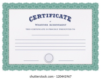Classic guilloche background like those seen on diplomas, stock certificates, etc.