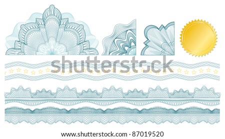 classic guilloche elements make diploma certificate stock vector how to make diploma