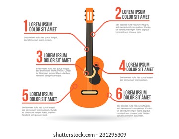 Guitar Diagram Images Stock Photos Vectors Shutterstock