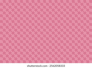 classic half little checkerboard pattern, soft pink, Lumberjack or flannel pattern, paper pattern, seamless plaid pattern vector. Retro background fabric. Vintage checkered color geometric texture,