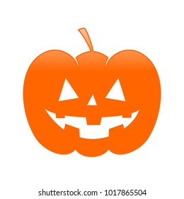 Classic Halloween Evil Jack O Lantern Pumpkin Symbol Vector Graphic Design