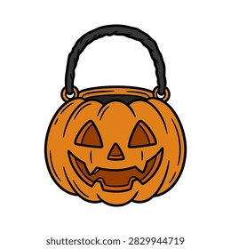 A classic Halloween pumpkin