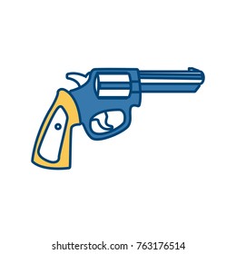 Classic handgun weapon