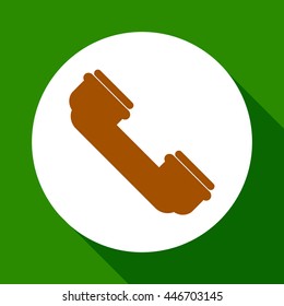 Classic handset. Vector icon.