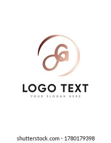 A classic handwritten letter type G Logo template, Vector logo for business and company identity 