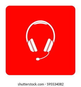Classic headphones with microphone.