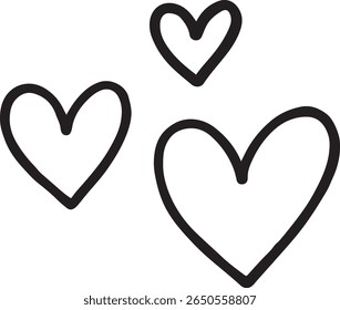 Classic heart shape icon design for romantic and love themes