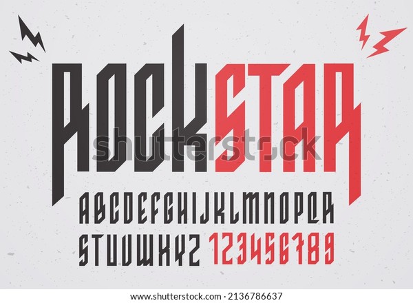 Classic Heavy Metal Or Hard\
Rock Font