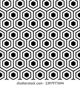 Classic Hexagon Honeycomb Pattern Design Stock Vector (Royalty Free ...