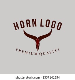 Classic Horn Logo Stock Vector (Royalty Free) 1337141354