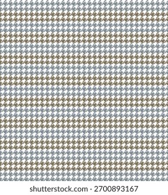 Classic  Houndstooth Pattern, Seamless Textile Design for Fashion, Upholstery, Wallpapers, Digital Backgrounds, Wrapping Paper, and Vintage Style Projects