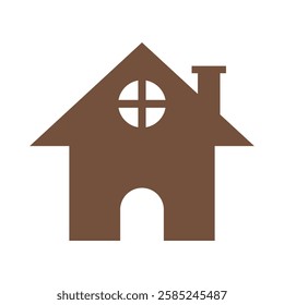 classic house icon logo design template
