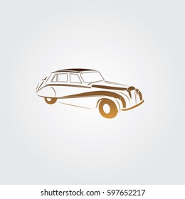 classic  icon logo automotive