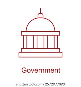 A classic icon representing legal frameworks and governance under governmental law.