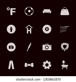 classic icon set with xylophone, fahrenheit and trousers vector illustration