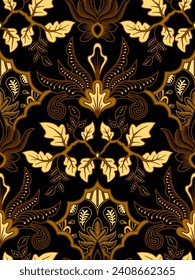 Classic Indonesian batik designs for covers, digital printing and industrial needs