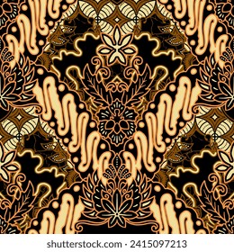 Classic Indonesian batik designs for covers, digital printing and industrial needs