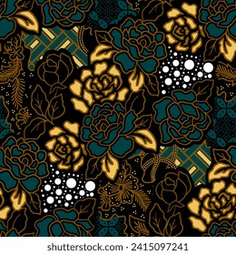 Classic Indonesian batik designs for covers, digital printing and industrial needs