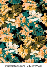 Classic Indonesian batik designs for covers, digital printing and industrial needs