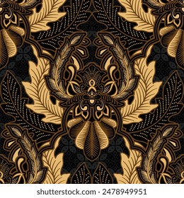 Classic Indonesian batik designs for covers, digital printing and industrial needs