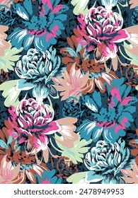 Classic Indonesian batik designs for covers, digital printing and industrial needs